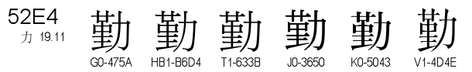 U+52E4